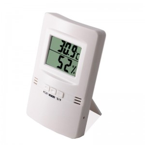 Ултра тънък и единичен LCD цифров термометър и хигрометър + -1C + -5% RH Hygrothermograph