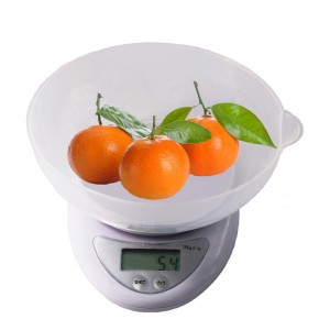 OEM 0,1 g 7g висока точност цифрова домашна употреба Тежка храна плодова скала с купа