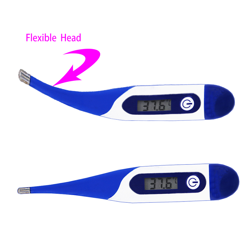 Медицински електронен термометър Орална температура 30 секунди Четене Лесен точен и ректален термометър с индикатор за повишена температура